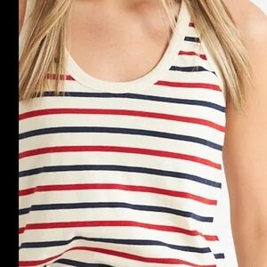 Brand new Xirena Jett Tank - Red White and Blue stripe